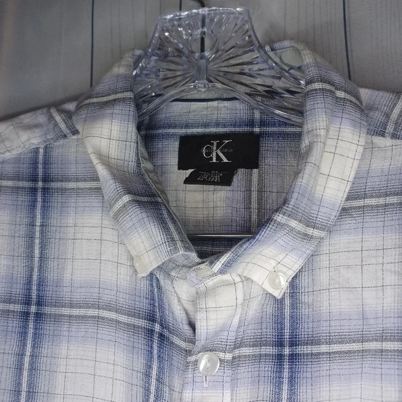Calvin Klein 100% cotton mens  button-down shirt - Picture 6 of 10